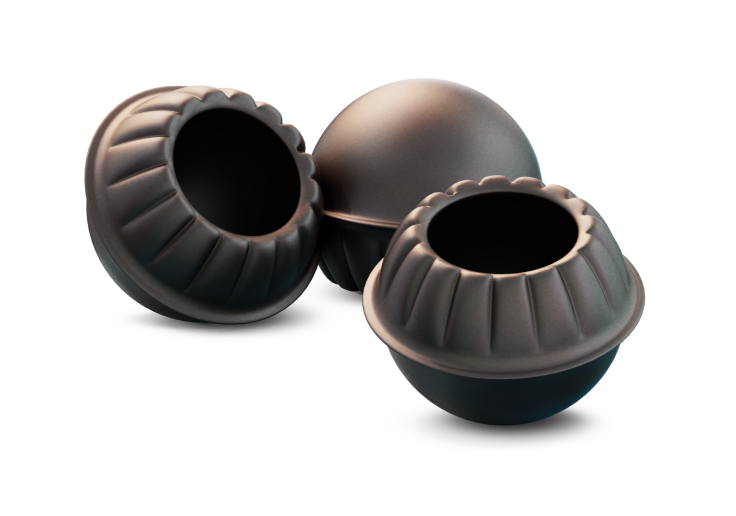 Cáscaras de Trufa Negras